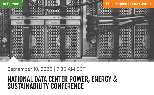 National Data Center Power, Energy & Sustainability Conference