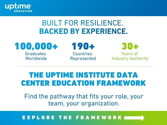 Uptime Education Data Center Education Framework