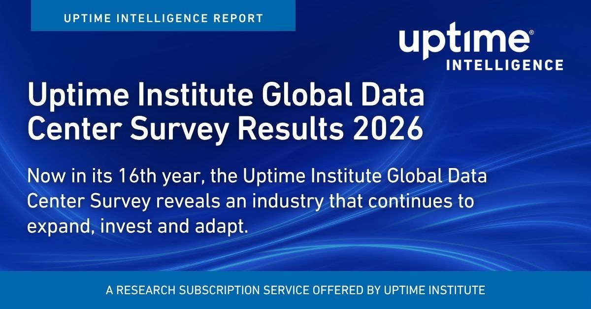 Uptime Institute Global Data Center Survey Results 2026