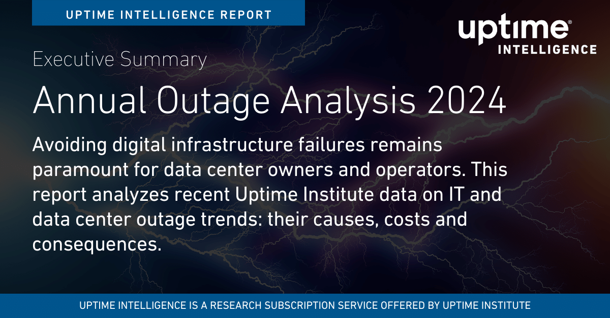 Executive Summary: Annual Outage Analysis 2024