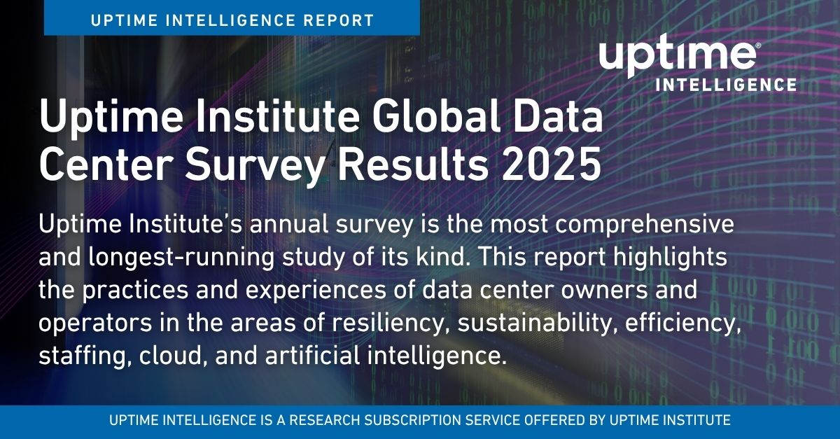 Uptime Institute Global Data Center Survey Results 2025