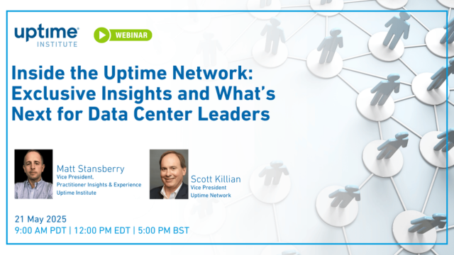 Webinar: Inside the Uptime Network: Exclusive Insights and What's Next for Data Center Leaders