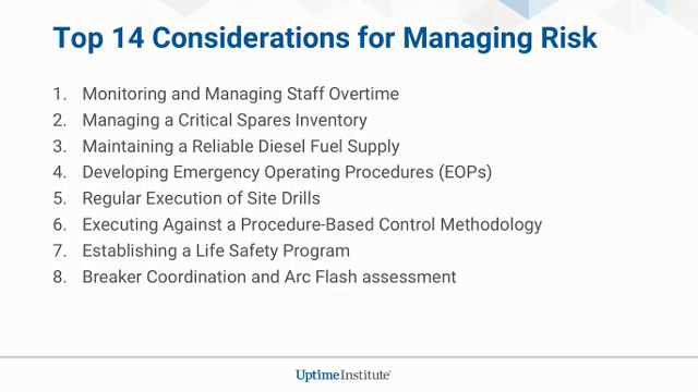 Webinar: Top Considerations for Addressing Data Center Facilities Management Risks